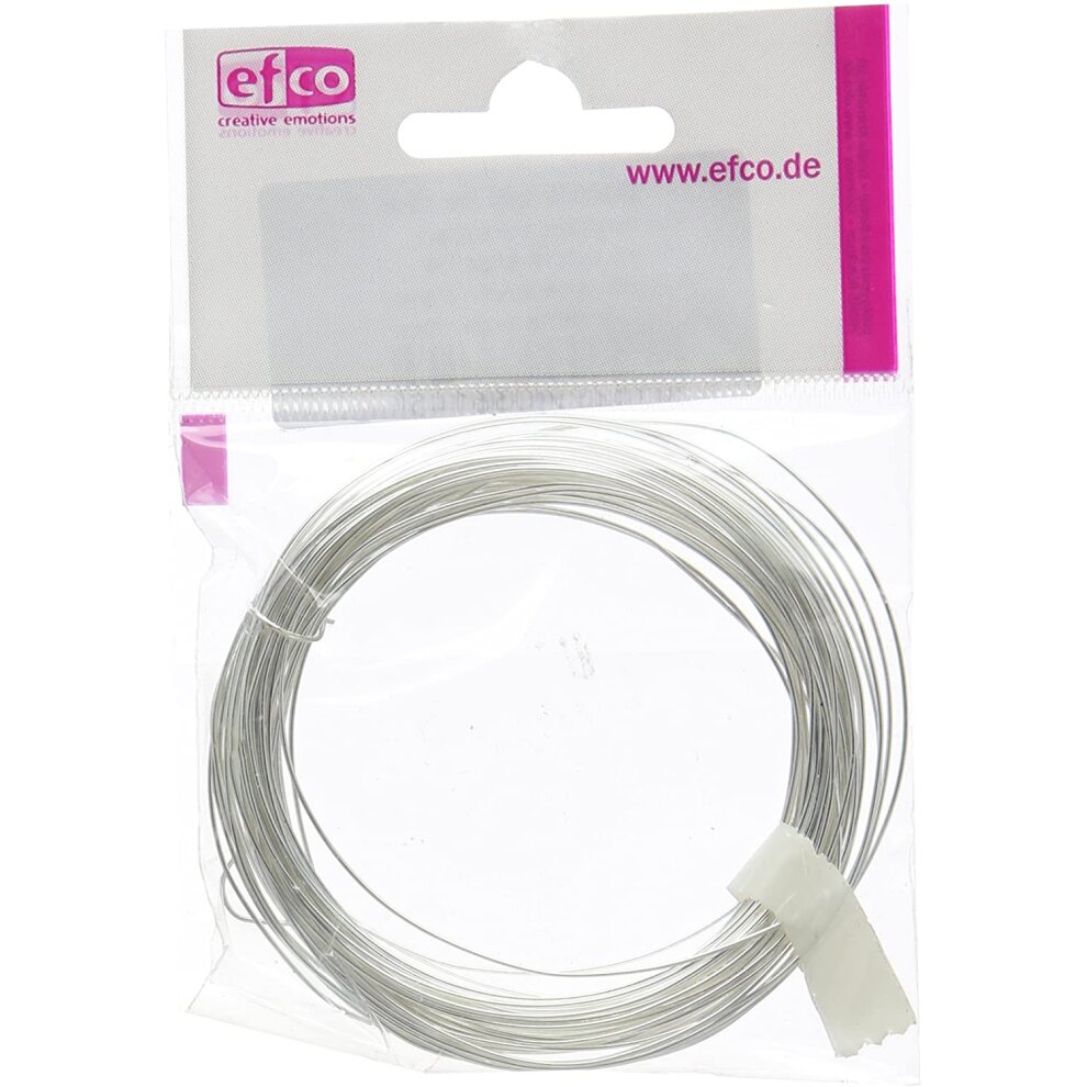 Efco Silver Plated Copper Wire 0.60mm x 10m RRP £2.95 CLEARANCE XL £2.50